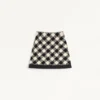 Damier Tweed Skirt