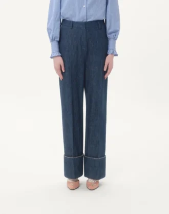 Denim Chambray Pants