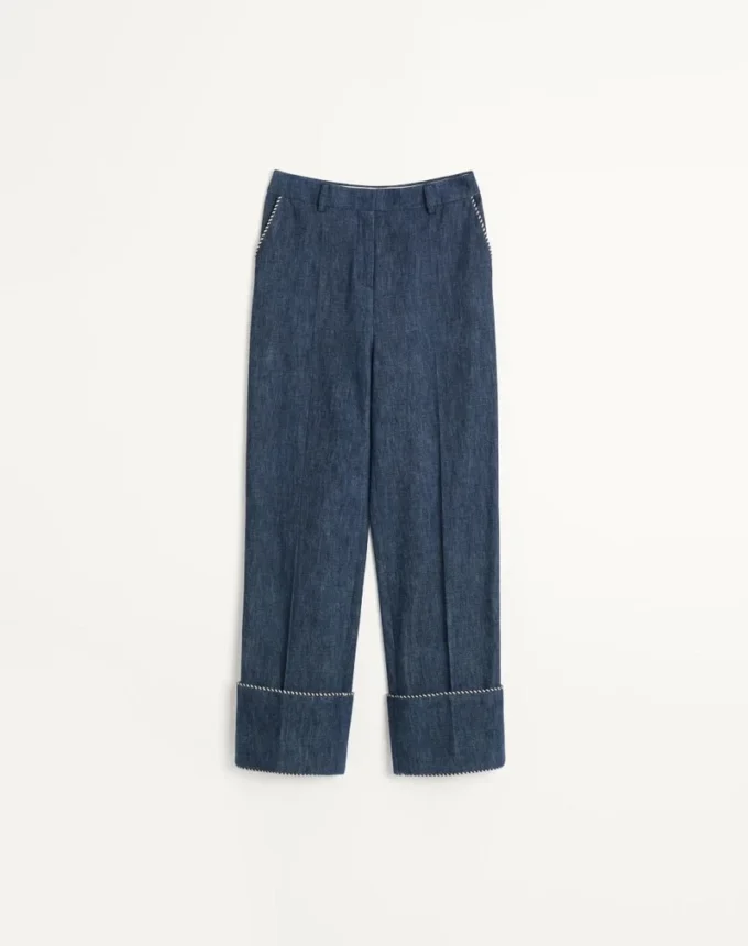 Denim Chambray Pants