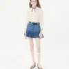 Denim Mini Skirt