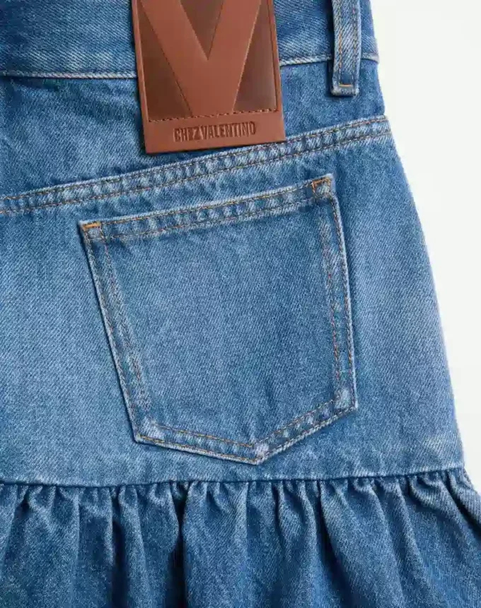 Denim Mini Skirt