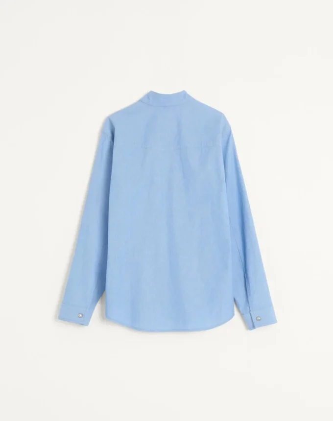 Denim Shirt With Cabochons