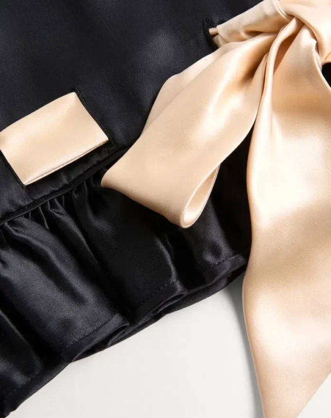 Double Satin Midi Skirt Double Satin Midi Skirt