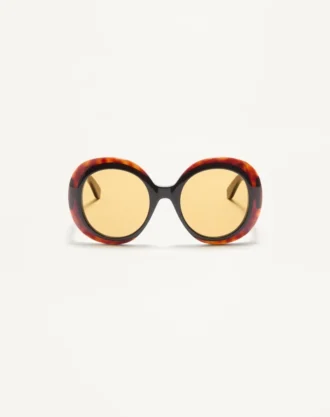 Dramatic Round 1960s Acetate Eyewear