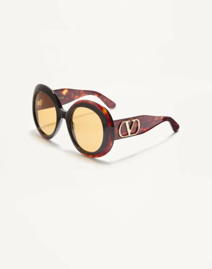 Dramatic Round 1960s Acetate Eyewear