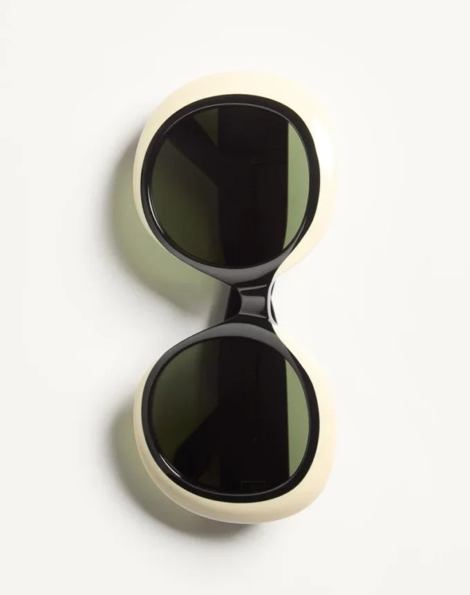 Dramatic Round 1960s Acetate Eyewear