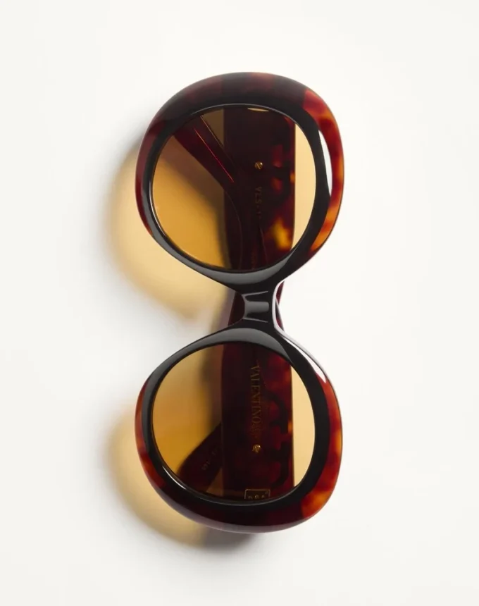 Dramatic Round 1960s Acetate Eyewear