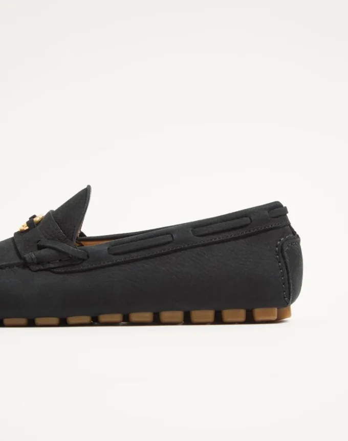 Driver Fastaway Loafer In Deerskin Suede