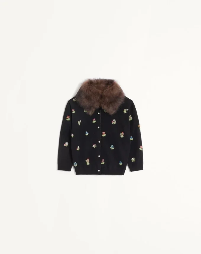 Embroidered Cardigan