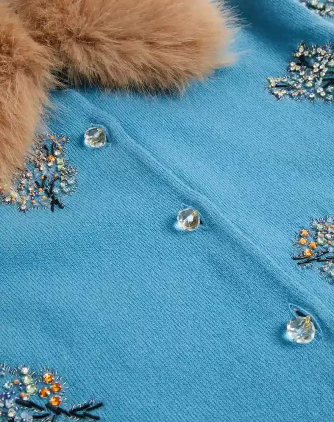 Embroidered Cardigan