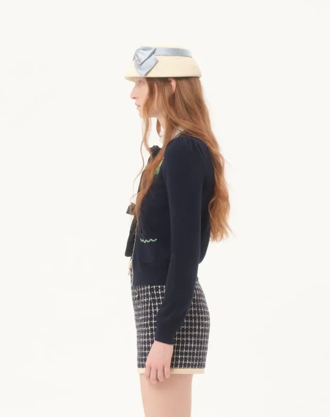 Embroidered Cardigan