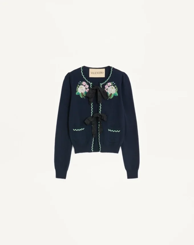 Embroidered Cardigan