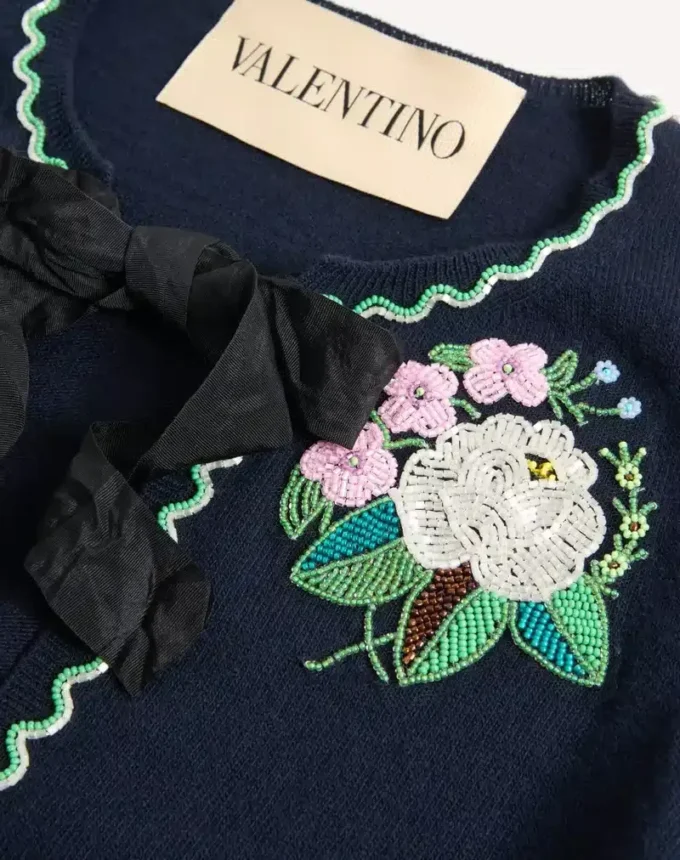 Embroidered Cardigan