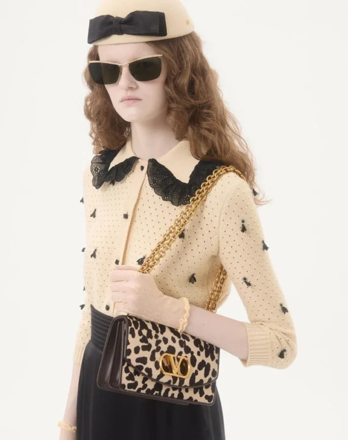 Embroidered Cotton Cardigan