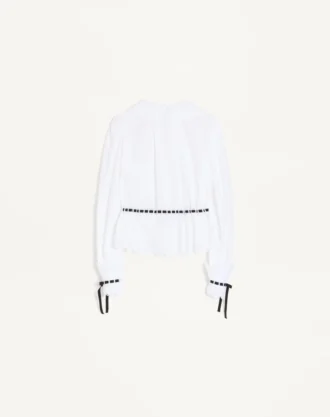 Embroidered Cotton Popeline Shirt