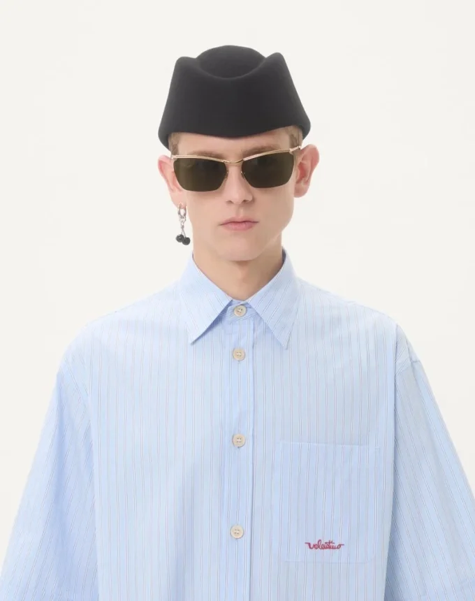 Embroidered Cotton Shirt