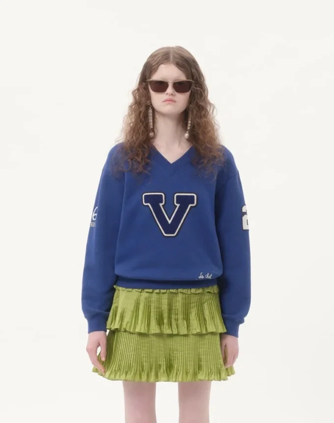 Embroidered Cotton Sweatshirt Embroidered Cotton Sweatshirt