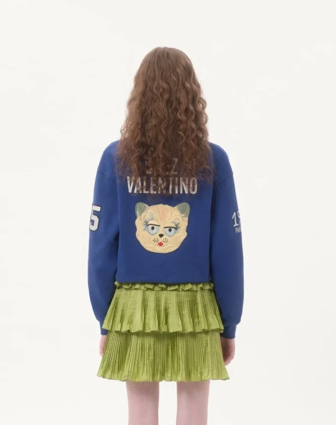 Embroidered Cotton Sweatshirt Embroidered Cotton Sweatshirt