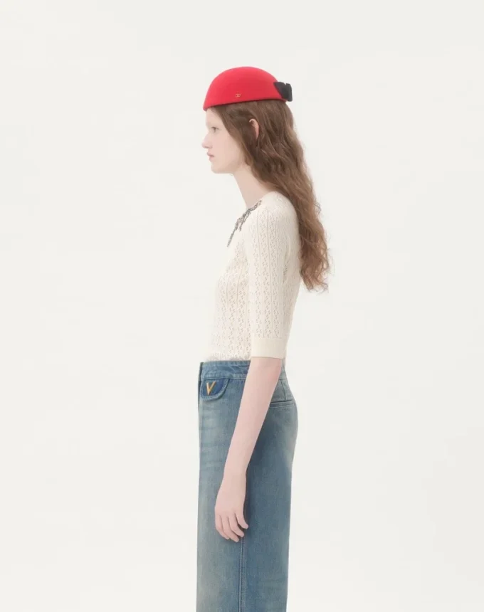 Embroidered Cotton Top