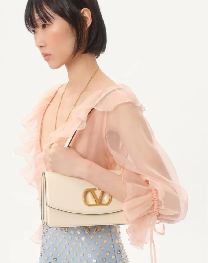 Embroidered Crepe Couture Short Dress Embroidered Crepe Couture Short Dress