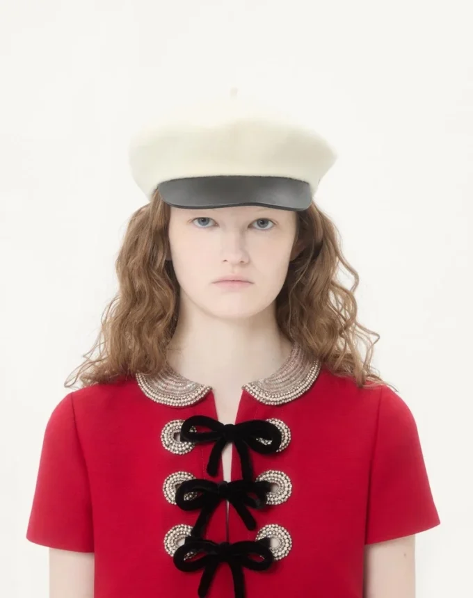 Embroidered Crepe Couture Short Dress Embroidered Crepe Couture Short Dress