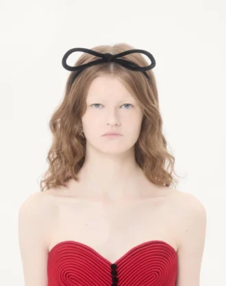 Embroidered Crepe Couture Short Dress