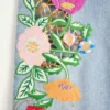Embroidered Denim Pants