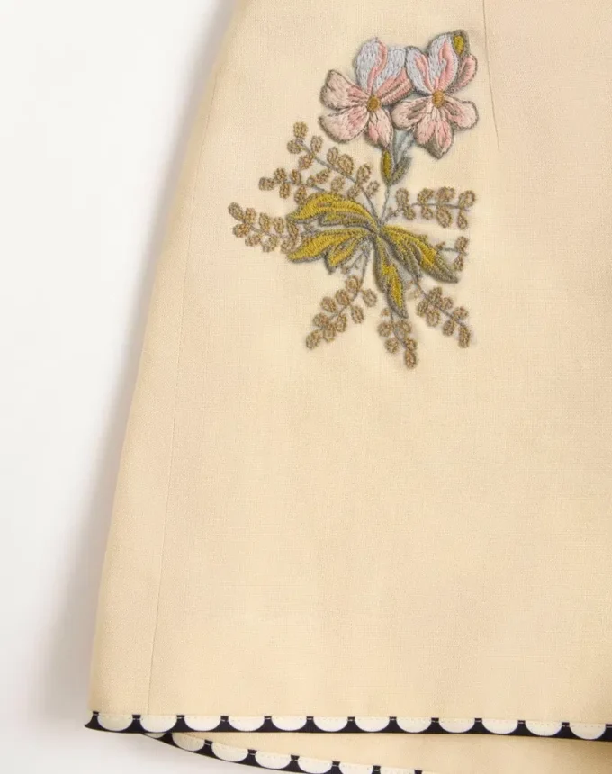 Embroidered Shorts Embroidered Shorts