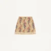 Embroidered Skirt On Piquet With Paisley Voyage Imaginaire Print Embroidered Skirt On Piquet With Paisley Voyage Imaginaire Print