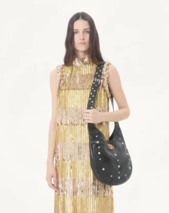 Embroidered Tulle Illusione Midi Dress