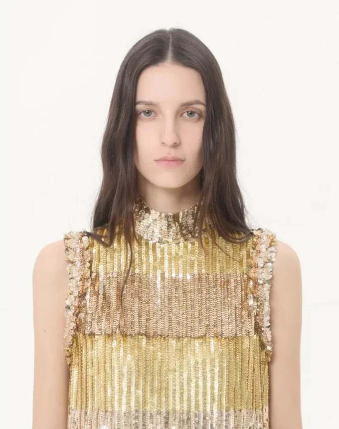 Embroidered Tulle Illusione Midi Dress Embroidered Tulle Illusione Midi Dress