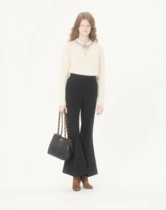 Embroidered Wool Jumper