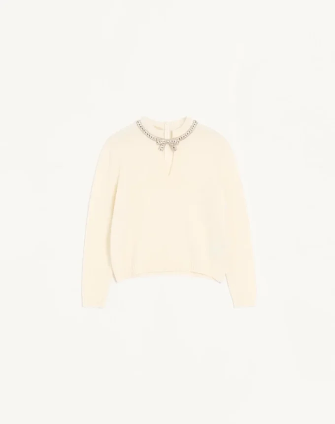 Embroidered Wool Jumper