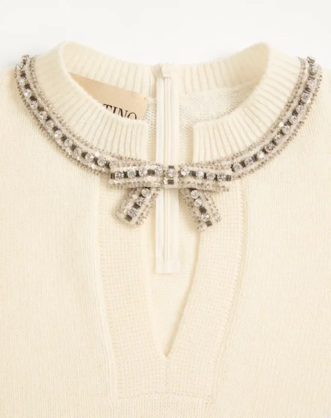 Embroidered Wool Jumper