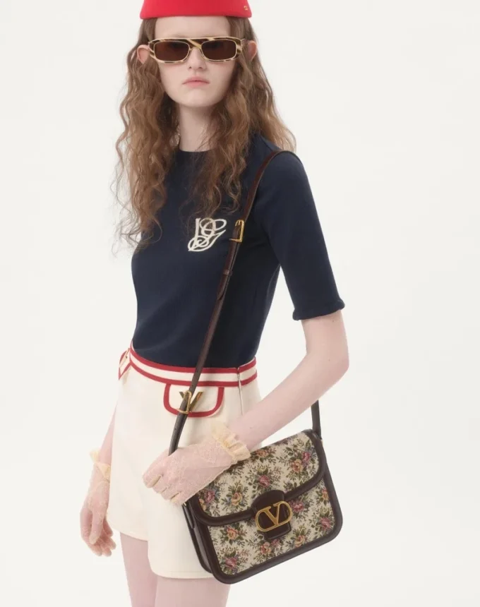 Embroidered Wool Top