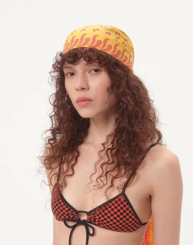 Escape Headband In Cotton And Silk