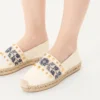 Espadrille In Nappa With Grape Embroidery 20Mm Espadrille In Nappa With Grape Embroidery 20Mm