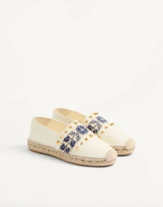 Espadrille In Nappa With Grape Embroidery 20Mm