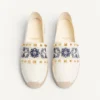 Espadrille In Nappa With Grape Embroidery 20Mm Espadrille In Nappa With Grape Embroidery 20Mm