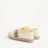 Espadrille In Nappa With Grape Embroidery 20Mm Espadrille In Nappa With Grape Embroidery 20Mm
