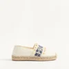 Espadrille In Nappa With Grape Embroidery 20Mm Espadrille In Nappa With Grape Embroidery 20Mm