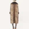 Fauve Eclat Spotted Wool Cloth Coat