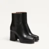 Fawcette Platform Ankle Boot In Calfskin 90Mm