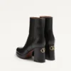 Fawcette Platform Ankle Boot In Calfskin 90Mm