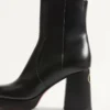 Fawcette Platform Ankle Boot In Calfskin 90Mm