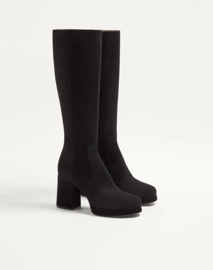 Fawcette Platform Boot In Crust Leather 90Mm Fawcette Platform Boot In Crust Leather 90Mm