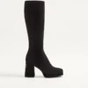 Fawcette Platform Boot In Crust Leather 90Mm Fawcette Platform Boot In Crust Leather 90Mm
