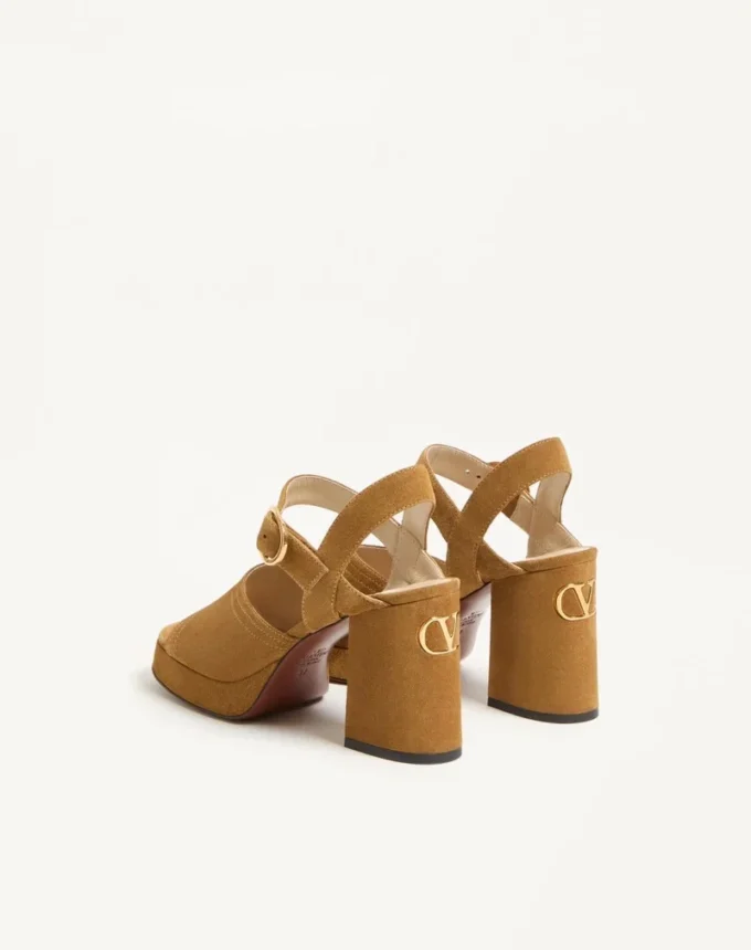 Fawcette Platform Crust Leather Sandal 100Mm