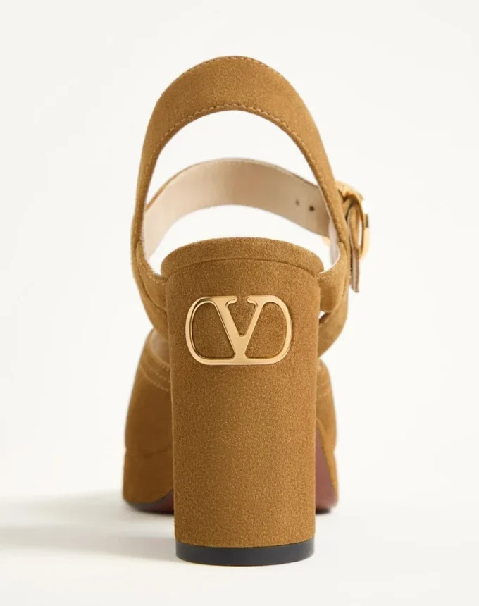 Fawcette Platform Crust Leather Sandal 100Mm