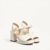 Fawcette Platform Sandal In Polished Calfskin 100Mm Fawcette Platform Sandal In Polished Calfskin 100Mm
